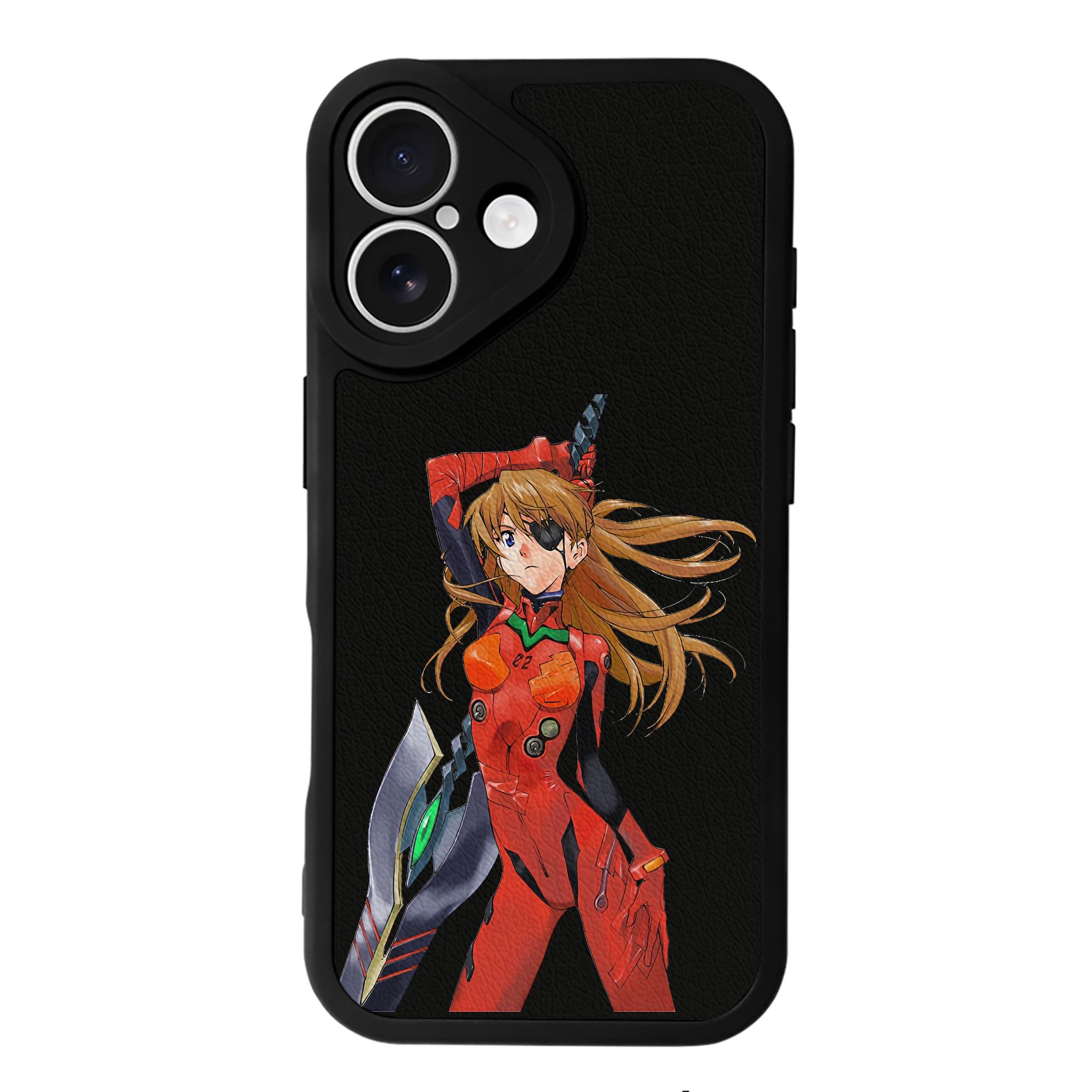 （画像用） EVA 新世紀エヴァンゲリオン 【iPhone 16シリーズ対応】シリコンスマホケース（レザー調） 材質：シリコン
